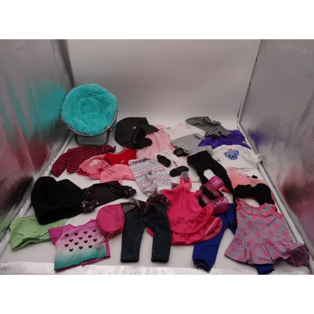 Our Generation Doll Clothing for 18 inch Doll 20 Plus Clothes Shoes‎ Boots Chair